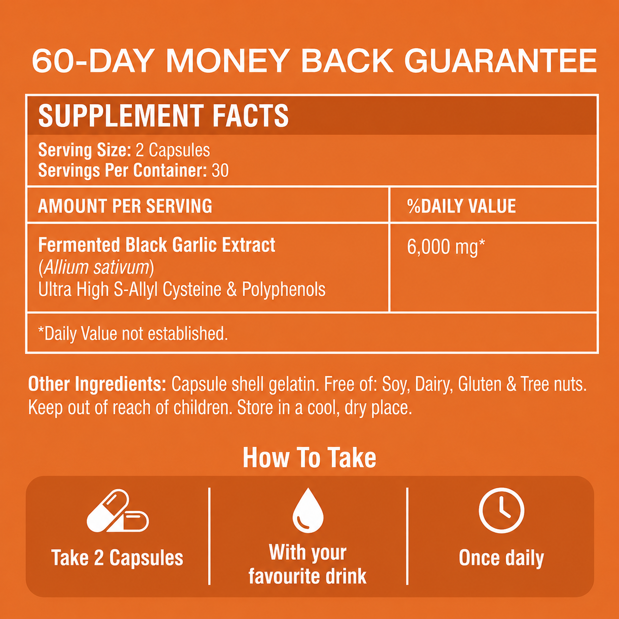 Novulife- Black Garlic Extract Soft Capsules