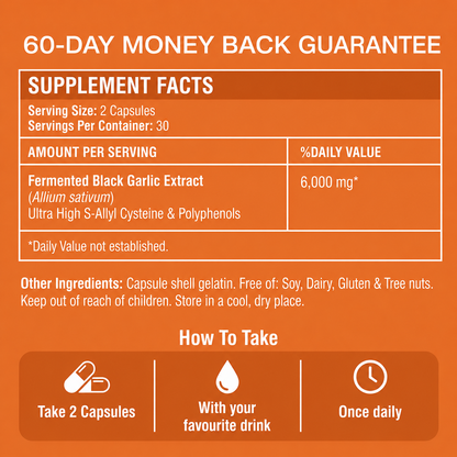 Novulife- Black Garlic Extract Soft Capsules